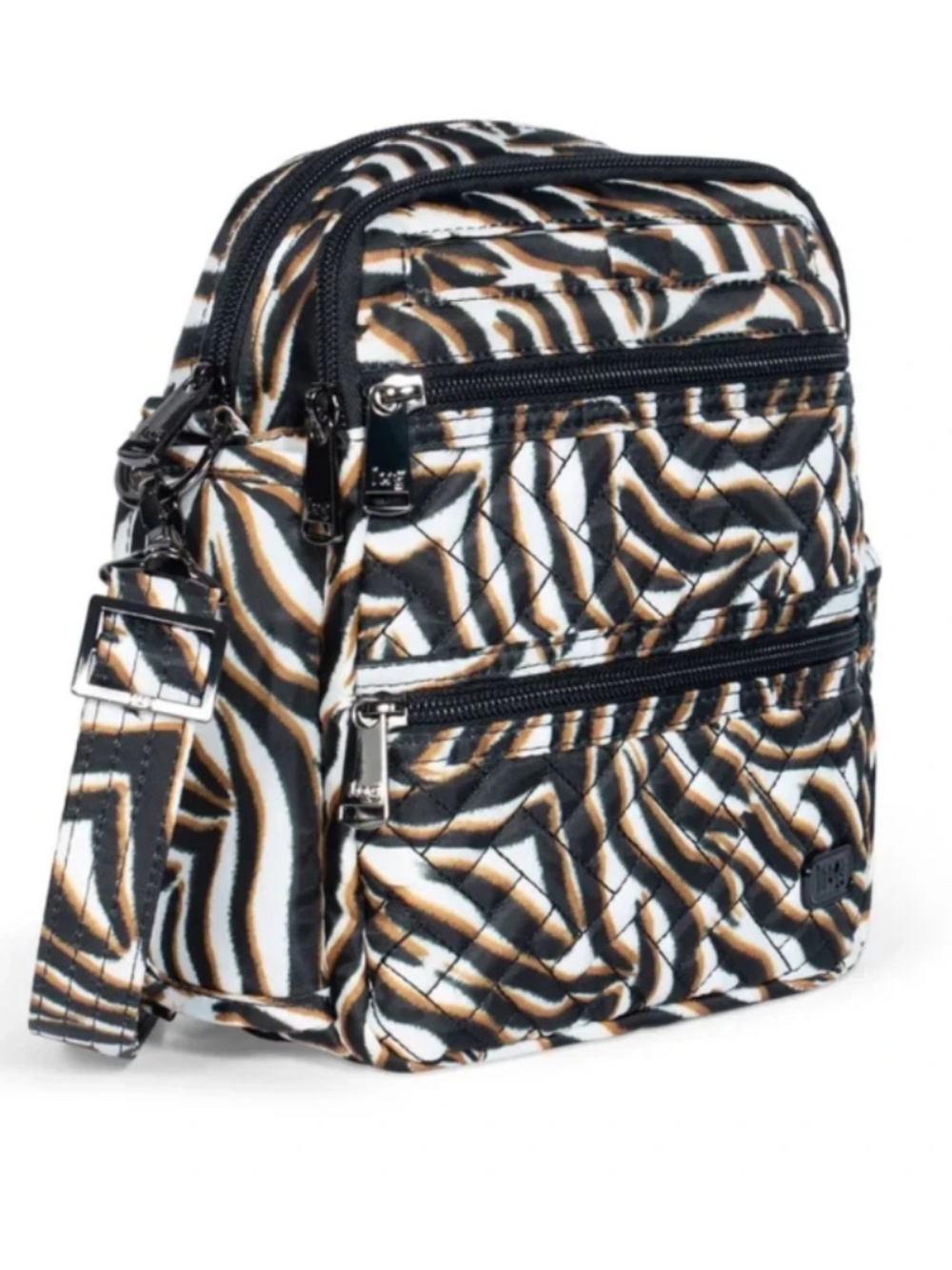 Lug Can Can XL Crossbody Convertible Bag in Zebra Sand